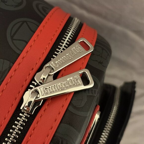 Marvel Avengers 60th Anniv. Glow in The Dark Loungefly Mini Backpack - NWT - Picture 3 of 5